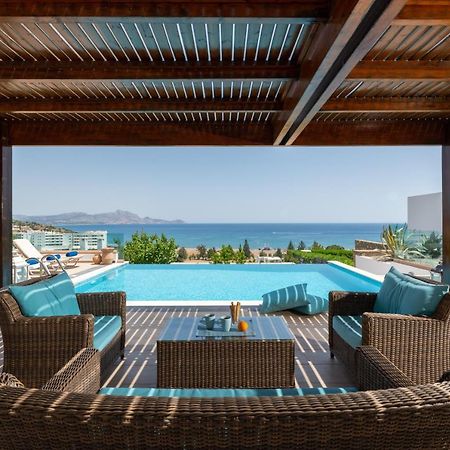 Villa Milena With Private Pool, Vlicha Beach Lindos المظهر الخارجي الصورة